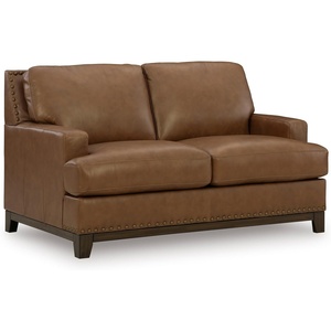 image:imageSignature Design by Ashley Oversized Brown Leather Accent Chair AmberLoveseat