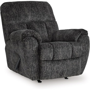 image:imageSignature Design by Ashley Oversized Faux Leather Wall Hugger Recliner FogGunmetal