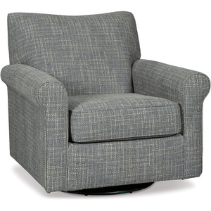 image:imageSignature Design by Ashley Renley Tweed Glider Swivel Accent Chair Ash