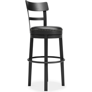 image:imageSignature Design by Ashley Valebeck 1Piece Swivel Barstool 30 InBlack