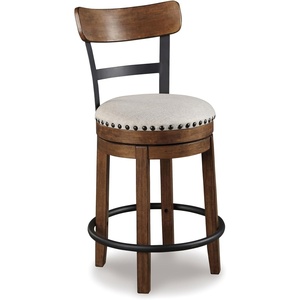 image:imageSignature Design by Ashley Valebeck 1Piece Swivel Barstool 30 InDark Brown