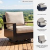 image:imageSignature Design by Ashley 1Piece HDPE Outdoor Swivel Glider Chair Navy