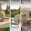 image:imageSignature Design by Ashley 1Piece Wicker Adirondack Chair BeigeAdirondack Chair