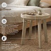 image:imageSignature Design by Ashley 1Piece Wicker Adirondack Chair BeigeEnd Table