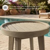 image:imageSignature Design by Ashley 1Piece Wicker Adirondack Chair BeigeEnd Table