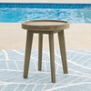 image:imageSignature Design by Ashley 1Piece Wicker Adirondack Chair BeigeEnd Table