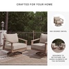 image:imageSignature Design by Ashley 1Piece Wicker Swivel Lounge Chair Gray