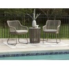 image:imageSignature Design by Ashley 3Piece Outdoor Patio Furniture Set Beige