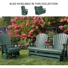 image:imageSignature Design by Ashley Adirondack Outdoor Swivel Glider Chair Green