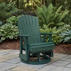 image:imageSignature Design by Ashley Adirondack Outdoor Swivel Glider Chair Green