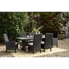 image:imageSignature Design by Ashley Beachcroft Casual Nuvella Weather Resistant Fabric Armless Outdoor Side Chair with Cushion Set of 2 Light Gray amp BlackLight Gray  Black