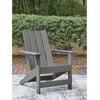 image:imageSignature Design by Ashley Casual HDPE Outdoor Adirondack Chair Gray