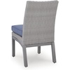 image:imageSignature Design by Ashley Dillon Beach Outdoor Chair Nuvella Cushion AllWeather Gray Resin Wicker on Aluminum Frame 2 Patio Outside Dining Chairs 20 W x 3575 H