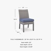 image:imageSignature Design by Ashley Dillon Beach Outdoor Chair Nuvella Cushion AllWeather Gray Resin Wicker on Aluminum Frame 2 Patio Outside Dining Chairs 20 W x 3575 H