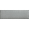 image:imageSignature Design by Ashley Elite Park Outdoor Bench with Foam Cushion Nuvella Weather Resistant Fabric Rust Free Aluminum Frame 54 W x 17 D x 165 H GrayBench