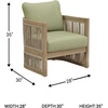 image:imageSignature Design by Ashley Eucalyptus Outdoor Lounge Chairs Set of 2 GreenChair Set