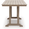 image:imageSignature Design by Ashley Fairen Trail 30 HDPE Durable Outdoor Barstool 2 Count Black amp BrownBeige