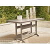 image:imageSignature Design by Ashley Fairen Trail 30 HDPE Durable Outdoor Barstool 2 Count Black amp BrownBeige