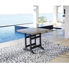 image:imageSignature Design by Ashley Fairen Trail 30 HDPE Durable Outdoor Barstool 2 Count Black amp BrownBrownBlack