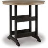 image:imageSignature Design by Ashley Fairen Trail 30 HDPE Durable Outdoor Barstool 2 Count Black amp BrownBrownBlack