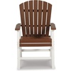 image:imageSignature Design by Ashley Fairen Trail 30 HDPE Durable Outdoor Barstool 2 Count Black amp BrownBrownWhite
