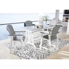 image:imageSignature Design by Ashley Fairen Trail 30 HDPE Durable Outdoor Barstool 2 Count Black amp BrownWhiteGray