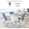 image:imageSignature Design by Ashley Fairen Trail 30 HDPE Durable Outdoor Barstool 2 Count Black amp BrownWhiteGray