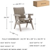 image:imageSignature Design by Ashley Haven Retreat Outdoor Rocking Lounge Chair RustFree Aluminum Frame AllWeather Handwoven Resin Wicker Patio Rocker with QuickDry Cushion BeigeRocking Chair Set