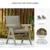 image:imageSignature Design by Ashley Haven Retreat Outdoor Rocking Lounge Chair RustFree Aluminum Frame AllWeather Handwoven Resin Wicker Patio Rocker with QuickDry Cushion BeigeRocking Chair Set