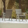 image:imageSignature Design by Ashley Haven Retreat Outdoor Rocking Lounge Chair RustFree Aluminum Frame AllWeather Handwoven Resin Wicker Patio Rocker with QuickDry Cushion BeigeRocking Chair Set
