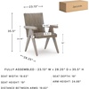 image:imageSignature Design by Ashley Haven Retreat Outdoor Rocking Lounge Chair RustFree Aluminum Frame AllWeather Handwoven Resin Wicker Patio Rocker with QuickDry Cushion BeigeArm Chair Set