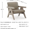 image:imageSignature Design by Ashley Haven Retreat Outdoor Rocking Lounge Chair RustFree Aluminum Frame AllWeather Handwoven Resin Wicker Patio Rocker with QuickDry Cushion BeigeLounge Chair