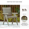 image:imageSignature Design by Ashley Haven Retreat Outdoor Rocking Lounge Chair RustFree Aluminum Frame AllWeather Handwoven Resin Wicker Patio Rocker with QuickDry Cushion BeigeArm Chair Set