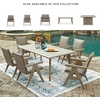 image:imageSignature Design by Ashley Haven Retreat Outdoor Rocking Lounge Chair RustFree Aluminum Frame AllWeather Handwoven Resin Wicker Patio Rocker with QuickDry Cushion BeigeArm Chair Set