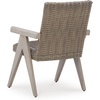 image:imageSignature Design by Ashley Haven Retreat Outdoor Rocking Lounge Chair RustFree Aluminum Frame AllWeather Handwoven Resin Wicker Patio Rocker with QuickDry Cushion BeigeArm Chair Set