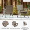 image:imageSignature Design by Ashley Haven Retreat Outdoor Rocking Lounge Chair RustFree Aluminum Frame AllWeather Handwoven Resin Wicker Patio Rocker with QuickDry Cushion BeigeRocking Chair Set