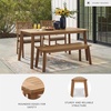 image:imageSignature Design by Ashley Janiyah Casual Outdoor Dining Bench Light BrownDining Bench