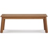 image:imageSignature Design by Ashley Janiyah Casual Outdoor Dining Bench Light BrownDining Bench