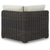 image:imageSignature Design by Ashley Kimora Outdoor Swivel Lounge Chair with Cushion4Piece Outdoor Sectional
