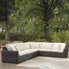image:imageSignature Design by Ashley Kimora Outdoor Swivel Lounge Chair with Cushion4Piece Outdoor Sectional