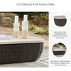 image:imageSignature Design by Ashley Kimora Outdoor Swivel Lounge Chair with CushionKimora Rectangular Cocktail Table