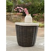 image:imageSignature Design by Ashley Kimora Outdoor Swivel Lounge Chair with CushionKimora Square End Table