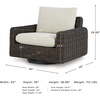 image:imageSignature Design by Ashley Kimora Outdoor Swivel Lounge Chair with CushionKimora Swivel Glider Lounge wCushion