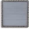 image:imageSignature Design by Ashley Naples Beach Casual Outdoor Bench with Cushion Nuvella Weather Resistant Fabric Light Gray amp BlueEnd Table