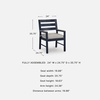 image:imageSignature Design by Ashley Outdoor Dining Arm Chairs Set of 2 Navy