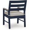 image:imageSignature Design by Ashley Outdoor Dining Arm Chairs Set of 2 Navy