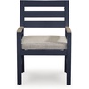 image:imageSignature Design by Ashley Outdoor Dining Arm Chairs Set of 2 Navy