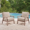 image:imageSignature Design by Ashley Outdoor Lounge Chair Set of 2 Driftwood