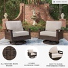 image:imageSignature Design by Ashley Outdoor Swivel Chairs Set of 2 Resin Wicker