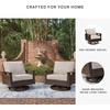 image:imageSignature Design by Ashley Outdoor Swivel Chairs Set of 2 Resin Wicker